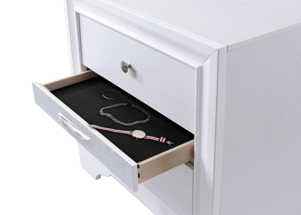 Naima White Nightstand - Tony’s Furniture Store & Linen (GA) - Multi Location