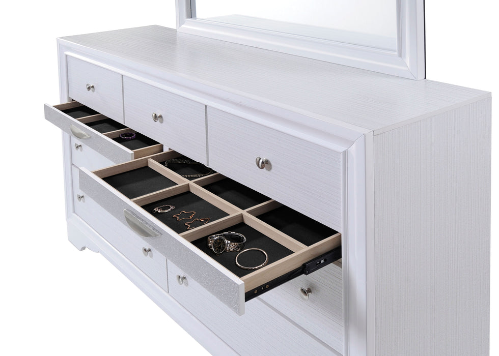 Naima White Dresser - Tony’s Furniture Store & Linen (GA) - Multi Location