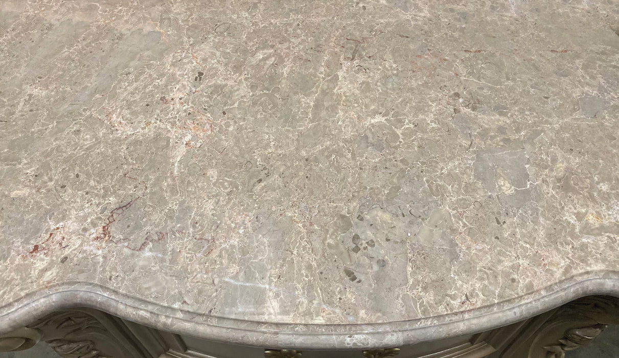 Gorsedd Marble & Antique White Nightstand - Tony’s Furniture Store & Linen (GA) - Multi Location