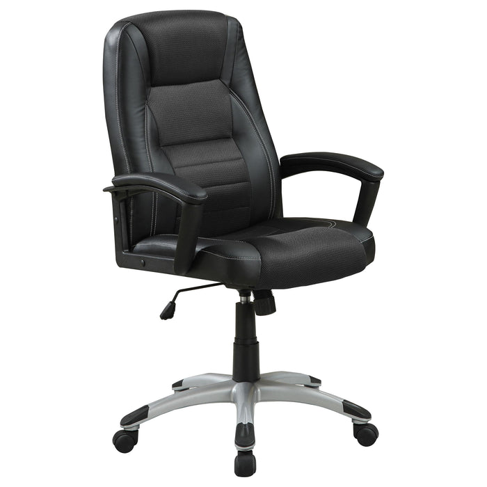 Dione Adjustable Height Office Chair Black - Tony’s Furniture Store & Linen (GA) - Multi Location