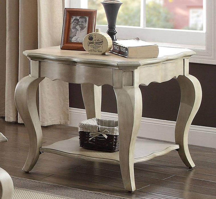 Acme Chelmsford End Table in Antique Taupe 86052 - Tony’s Furniture Store & Linen (GA) - Multi Location