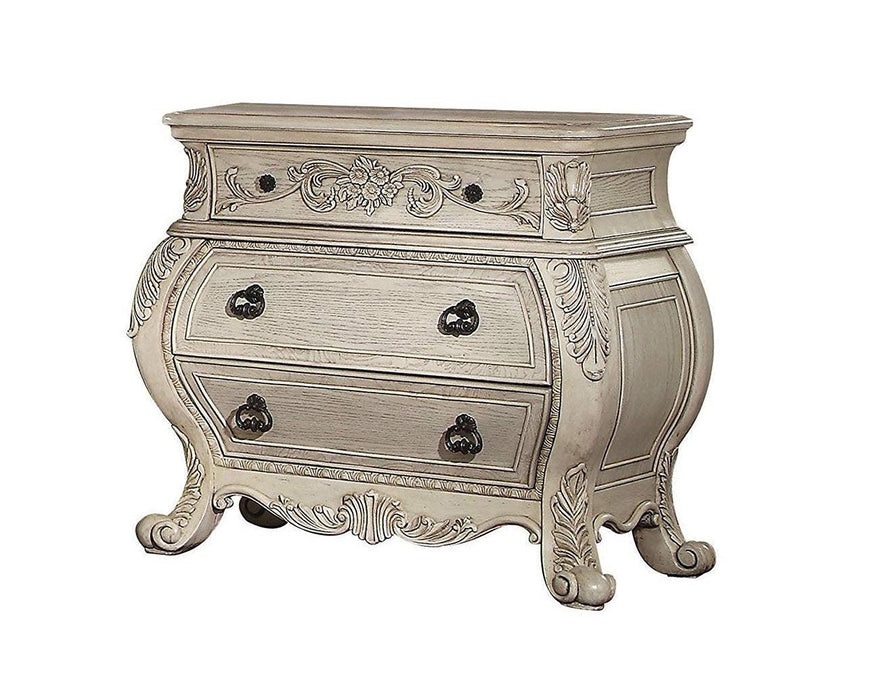 Acme Ragenardus Nightstand in Antique White 27013 - Tony’s Furniture Store & Linen (GA) - Multi Location