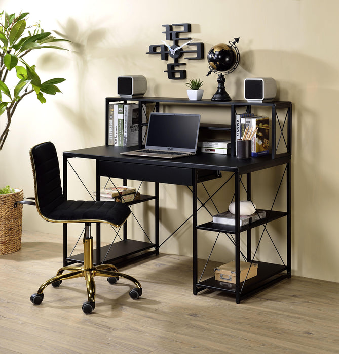 Amiel Black Desk - Tony’s Furniture Store & Linen (GA) - Multi Location