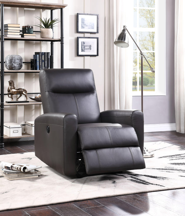 Blane Brown Top Grain Leather Match Recliner (Power Motion) - Tony’s Furniture Store & Linen (GA) - Multi Location