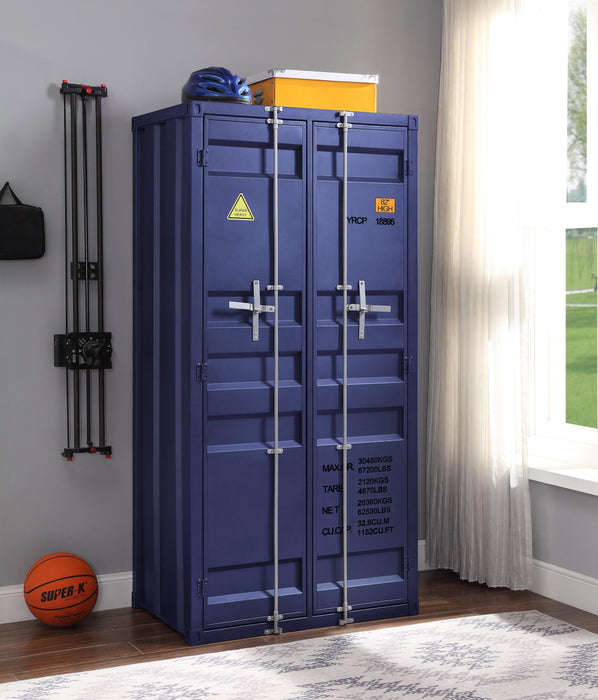 Cargo Blue Wardrobe (Double Door) - Tony’s Furniture Store & Linen (GA) - Multi Location