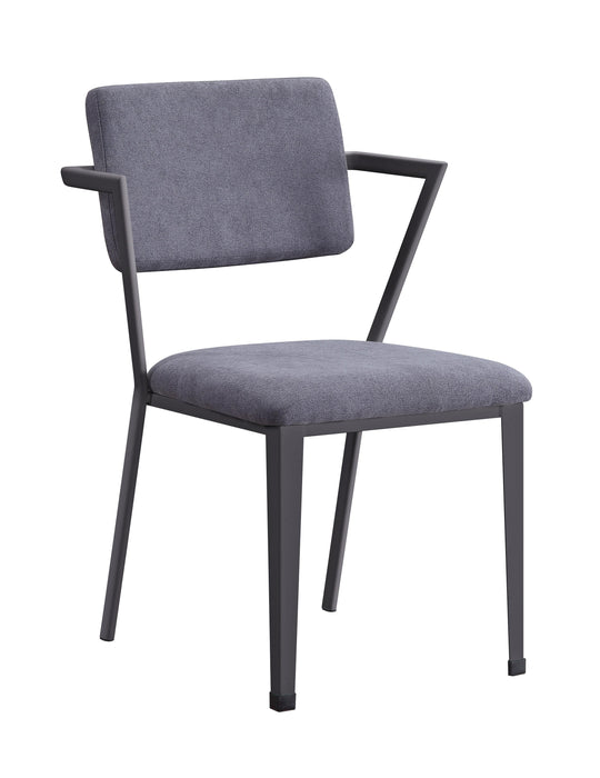 Cargo Gray Fabric & Gunmetal Chair - Tony’s Furniture Store & Linen (GA) - Multi Location