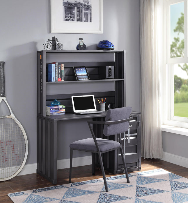 Cargo Gunmetal Desk & Hutch - Tony’s Furniture Store & Linen (GA) - Multi Location