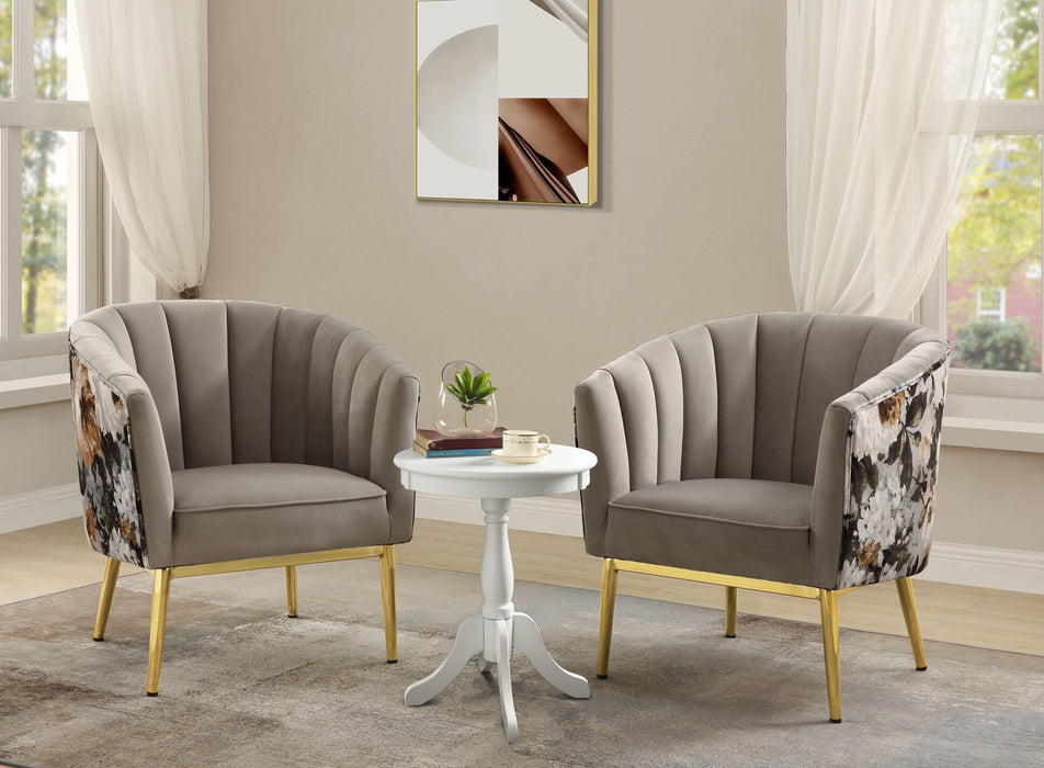 Colla Black Velvet & Gold Accent Chair - Tony’s Furniture Store & Linen (GA) - Multi Location