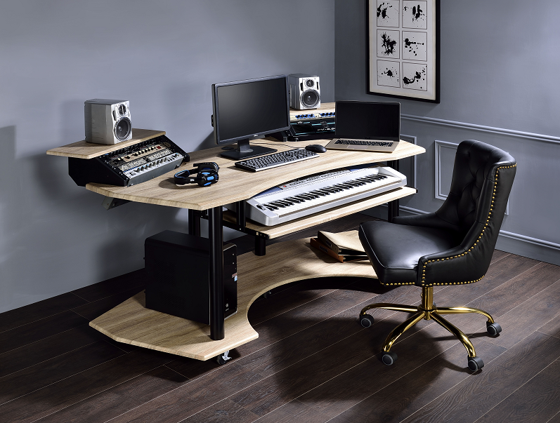 Eleazar Natural Oak Computer Desk - Tony’s Furniture Store & Linen (GA) - Multi Location