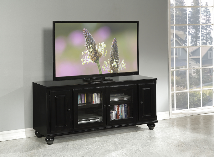 Ferla Black TV Stand - Tony’s Furniture Store & Linen (GA) - Multi Location