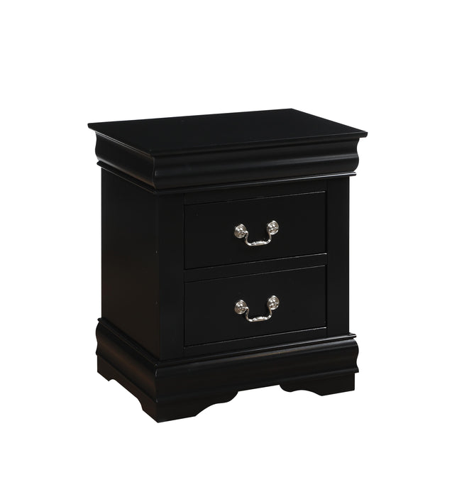 Louis Philippe Black Nightstand - Tony’s Furniture Store & Linen (GA) - Multi Location
