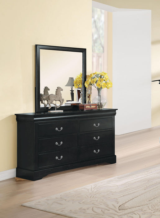 Louis Philippe III Black Dresser - Tony’s Furniture Store & Linen (GA) - Multi Location