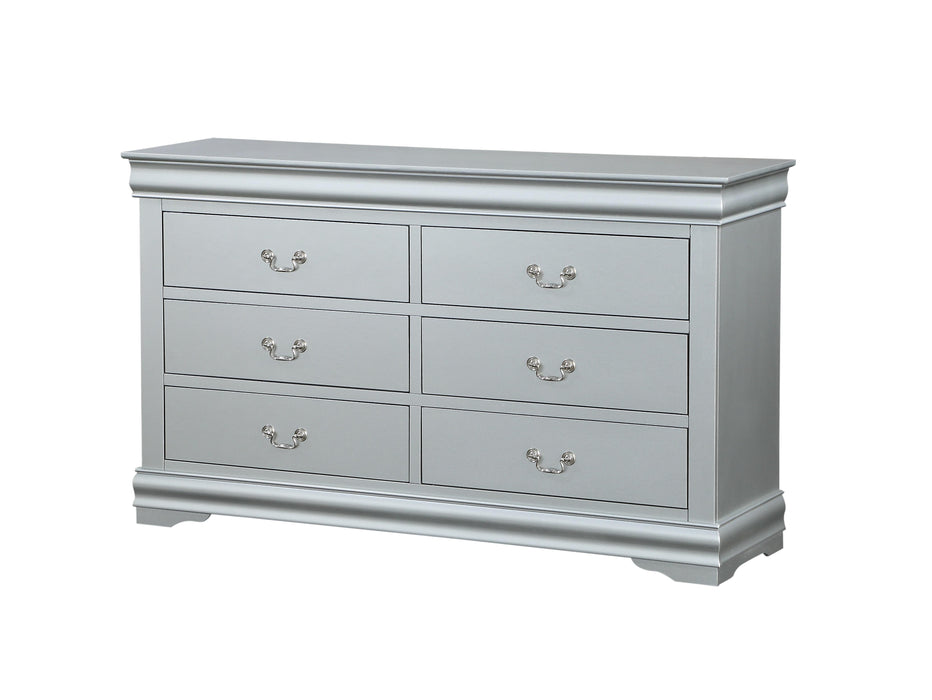 Louis Philippe Platinum Dresser - Tony’s Furniture Store & Linen (GA) - Multi Location