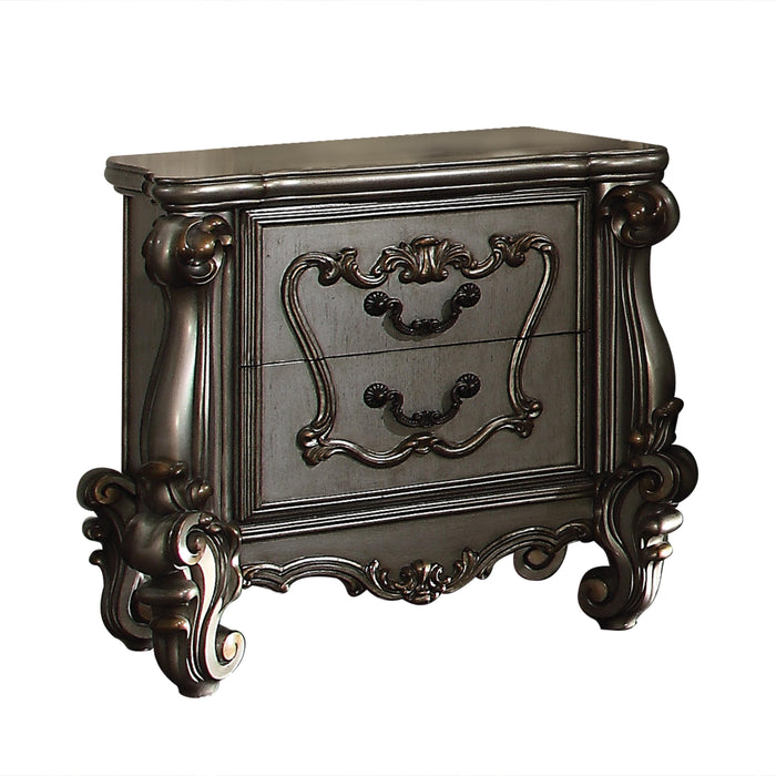 Versailles Antique Platinum Nightstand - Tony’s Furniture Store & Linen (GA) - Multi Location