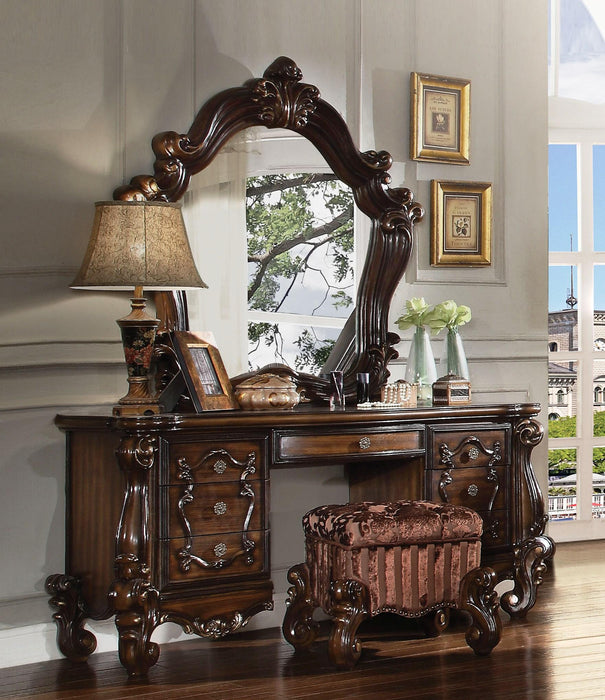 Versailles Cherry Oak Vanity Desk - Tony’s Furniture Store & Linen (GA) - Multi Location