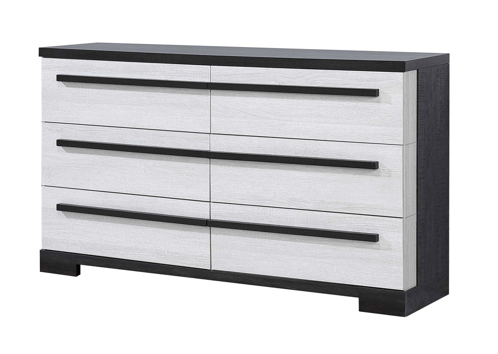 REMINGTON DRESSER CHALK/EBONY - Tony’s Furniture Store & Linen (GA) - Multi Location