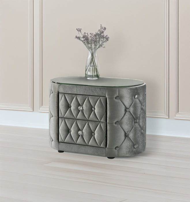 VOLTARE NIGHTSTAND GREY - Tony’s Furniture Store & Linen (GA) - Multi Location