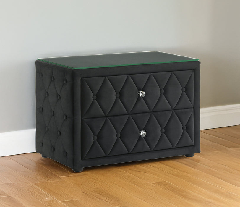 JOSEPHINE NIGHTSTAND BLACK - Tony’s Furniture Store & Linen (GA) - Multi Location