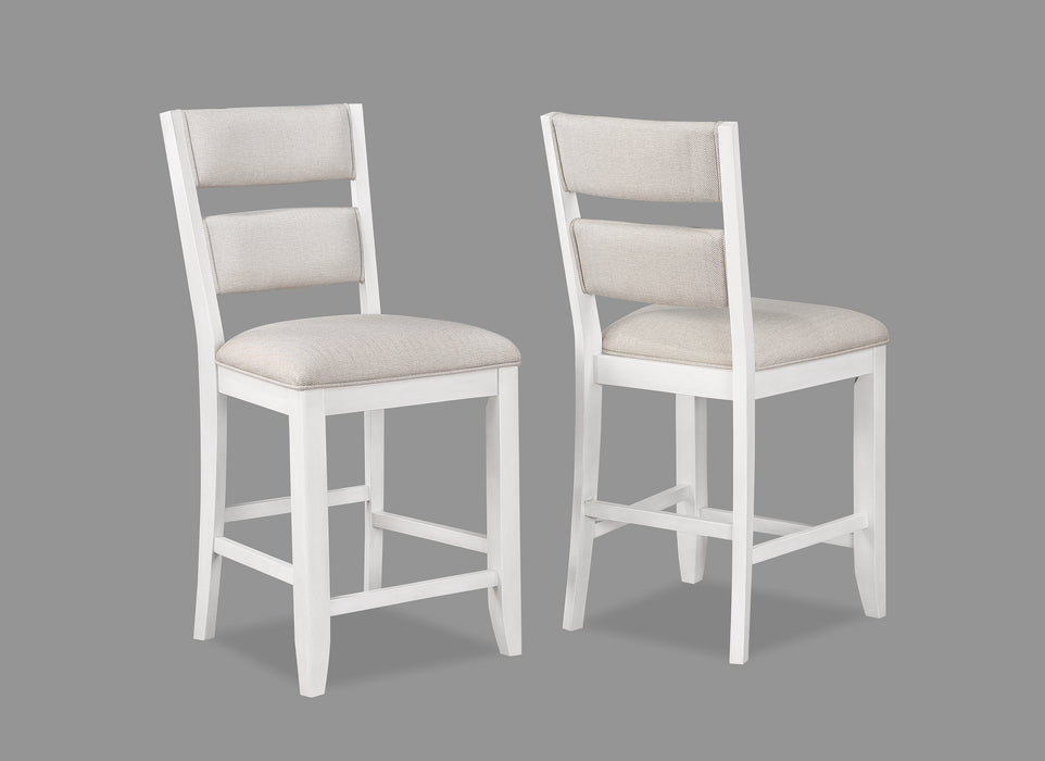 WENDY WHITE COUNTER HEIGHT CHAIR - Tony’s Furniture Store & Linen (GA) - Multi Location