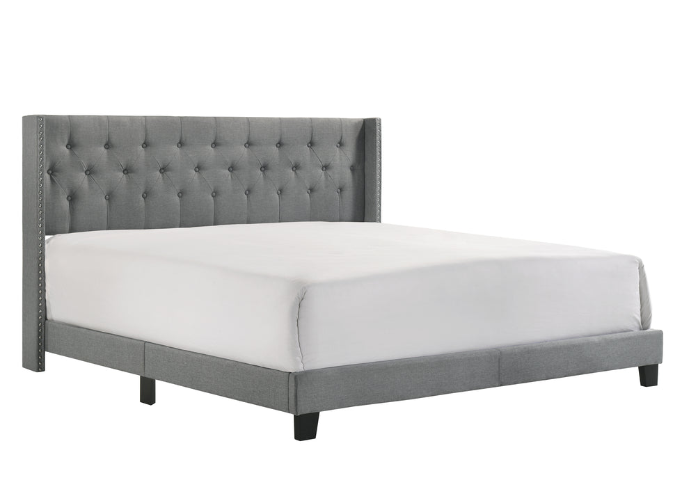 MAKAYLA KING BED GREY - Tony’s Furniture Store & Linen (GA) - Multi Location