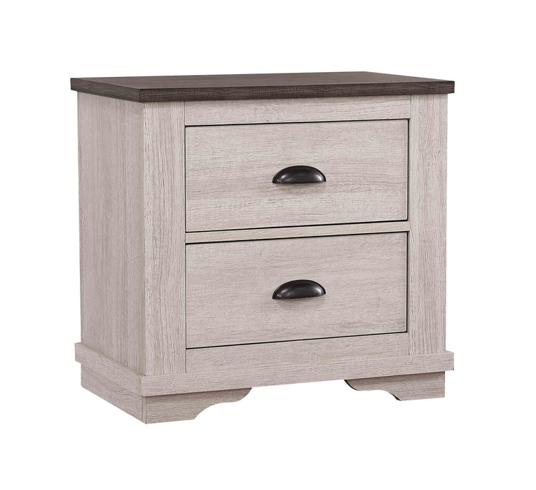 CORALEE NIGHTSTAND CHALK/GREY - Tony’s Furniture Store & Linen (GA) - Multi Location