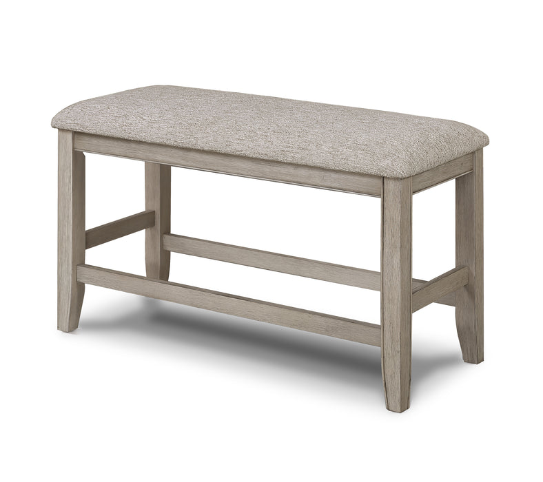 FULTON COUNTER HT BENCH WHITE OAK - Tony’s Furniture Store & Linen (GA) - Multi Location