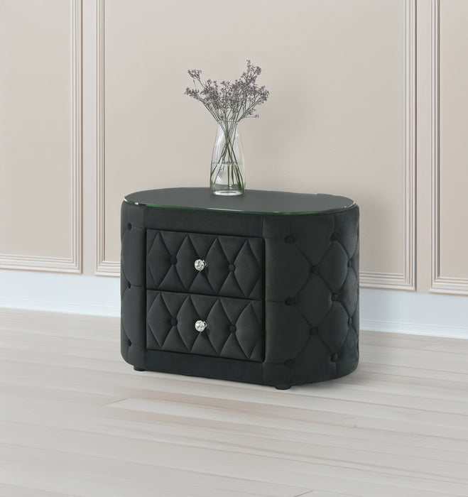 VOLTARE NIGHTSTAND BLACK - Tony’s Furniture Store & Linen (GA) - Multi Location