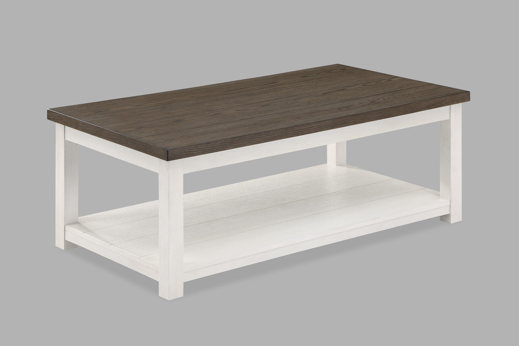 DAKOTA COFFEE TABLE WITH CASTERS - Tony’s Furniture Store & Linen (GA) - Multi Location