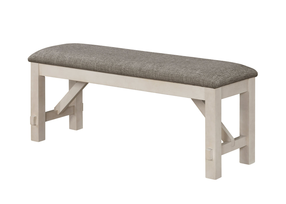 MARIBELLE BENCH CHALK WARM GREY - Tony’s Furniture Store & Linen (GA) - Multi Location