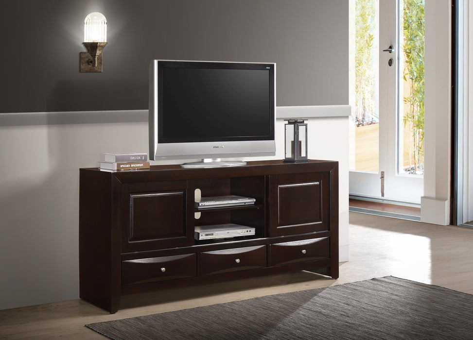 EMILY TV STAND DARK CHERRY - Tony’s Furniture Store & Linen (GA) - Multi Location