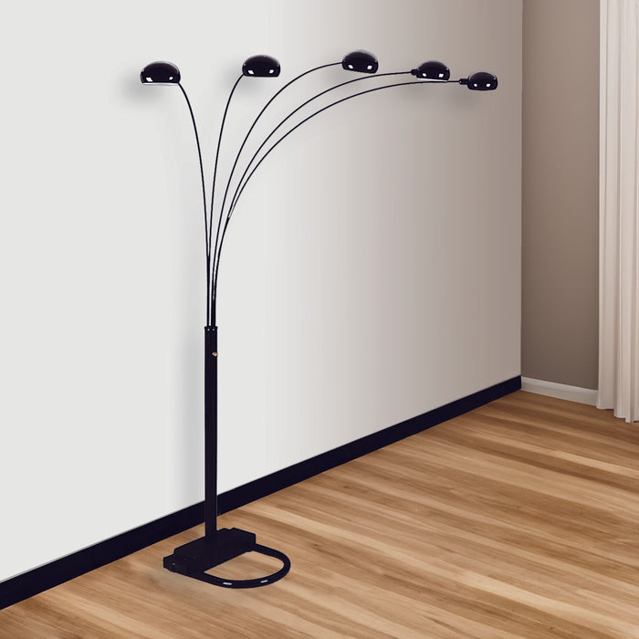 PEACOCK SHADE FLOOR LAMP BK 82 H - Tony’s Furniture Store & Linen (GA) - Multi Location