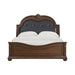 Cadenza UPH Bed with Black PU in Brown - Tony’s Furniture Store & Linen (GA) - Multi Location