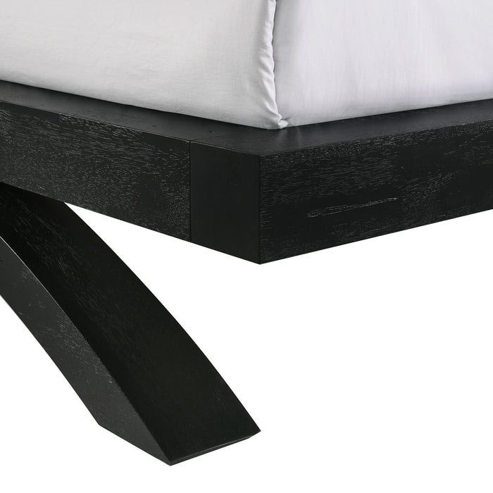 Allan Bedroom Set with 2 Nightstands in Black - Tony’s Furniture Store & Linen (GA) - Multi Location