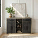 Jemma Buffet in Grey and Dark Espresso - Tony’s Furniture Store & Linen (GA) - Multi Location
