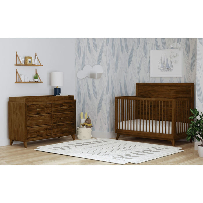 Malia 6-Drawer Dresser in Walnut - Tony’s Furniture Store & Linen (GA) - Multi Location