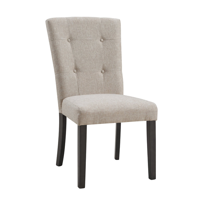 Lexi Tufted Fabric Side Chair in Beige (2 Per Pack) - Tony’s Furniture Store & Linen (GA) - Multi Location