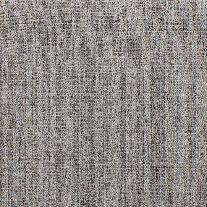 Seneca Counter Bench with Upholstered Back and Grey Fabric