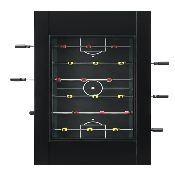 Giga Foosball Table (SSG-110601) Black Foosball Table - Tony’s Furniture Store & Linen (GA) - Multi Location