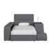 Valari Transformer Bed with Electronic Features in Grey PU - Tony’s Furniture Store & Linen (GA) - Multi Location