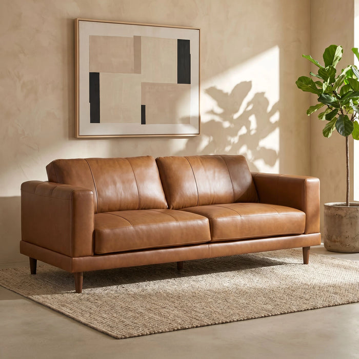 Hampton Sofa In Fiero (Top Grain/PVC) - Tony’s Furniture Store & Linen (GA) - Multi Location