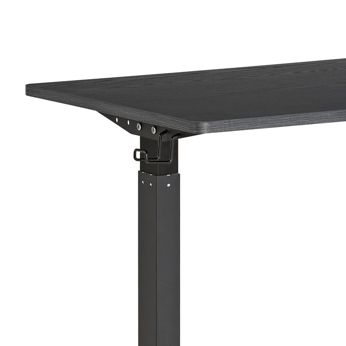 Oakland Adjustable Desk in Black - 3A Packing - Tony’s Furniture Store & Linen (GA) - Multi Location