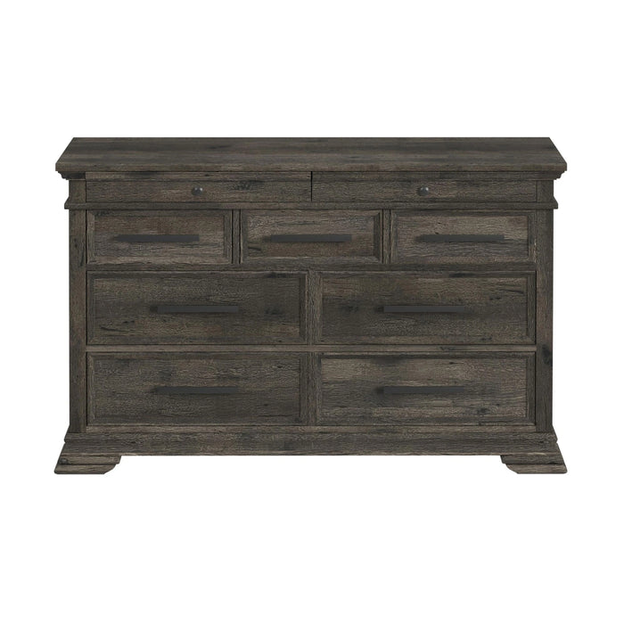 Park Ridge 9-Drawer Dresser in Charcoal