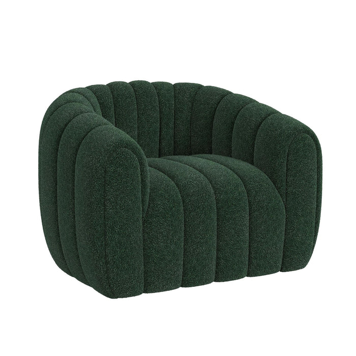 Flamingo Swivel Chair in Ching Hunter Green - Tony’s Furniture Store & Linen (GA) - Multi Location