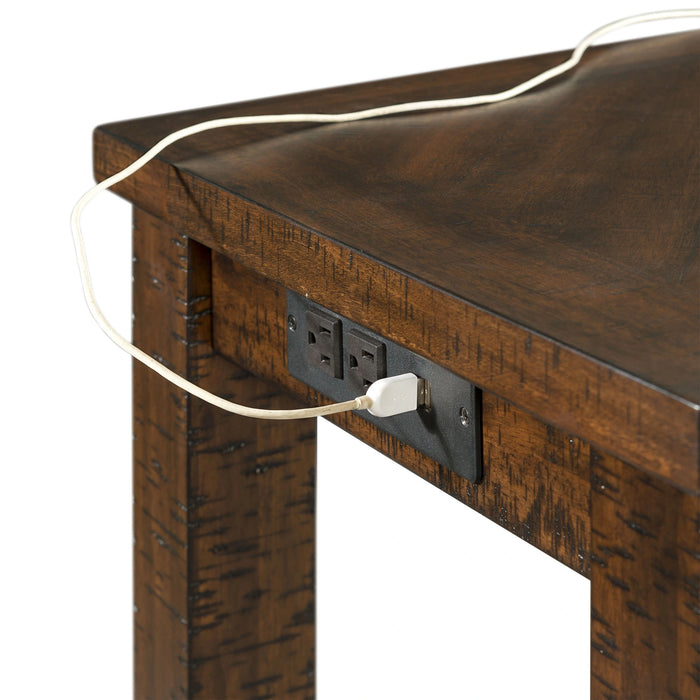 Jax Bar Table Single Pack (Table + Three Stools) in Cherry - Tony’s Furniture Store & Linen (GA) - Multi Location