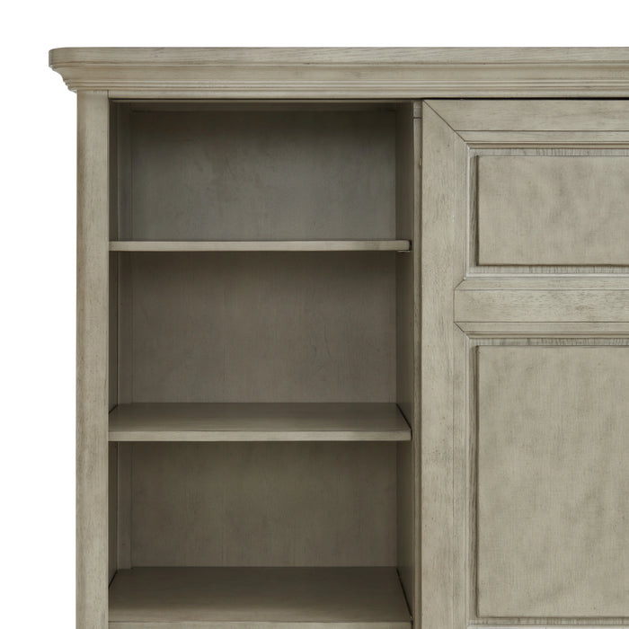 Whit-Ash 5-Drawer Door Chest in Light Grey - Tony’s Furniture Store & Linen (GA) - Multi Location