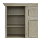 Whit-Ash 5-Drawer Door Chest in Light Grey - Tony’s Furniture Store & Linen (GA) - Multi Location