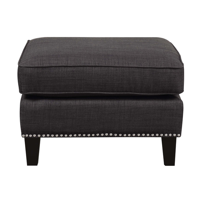 Erica 497 Ottoman W/Chrome Nail (ISTA 3) - Tony’s Furniture Store & Linen (GA) - Multi Location