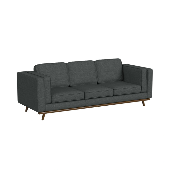 Venus Sofa with Cherry Finished Wooden Front - Tony’s Furniture Store & Linen (GA) - Multi Location