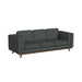 Venus Sofa with Cherry Finished Wooden Front - Tony’s Furniture Store & Linen (GA) - Multi Location