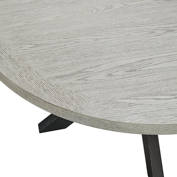 Axel Round Dining Table with Light Grey Top in Espresso - Tony’s Furniture Store & Linen (GA) - Multi Location